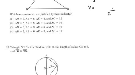 Record your answers on your separate answer sheet. . Geometry regents august 2015 answers